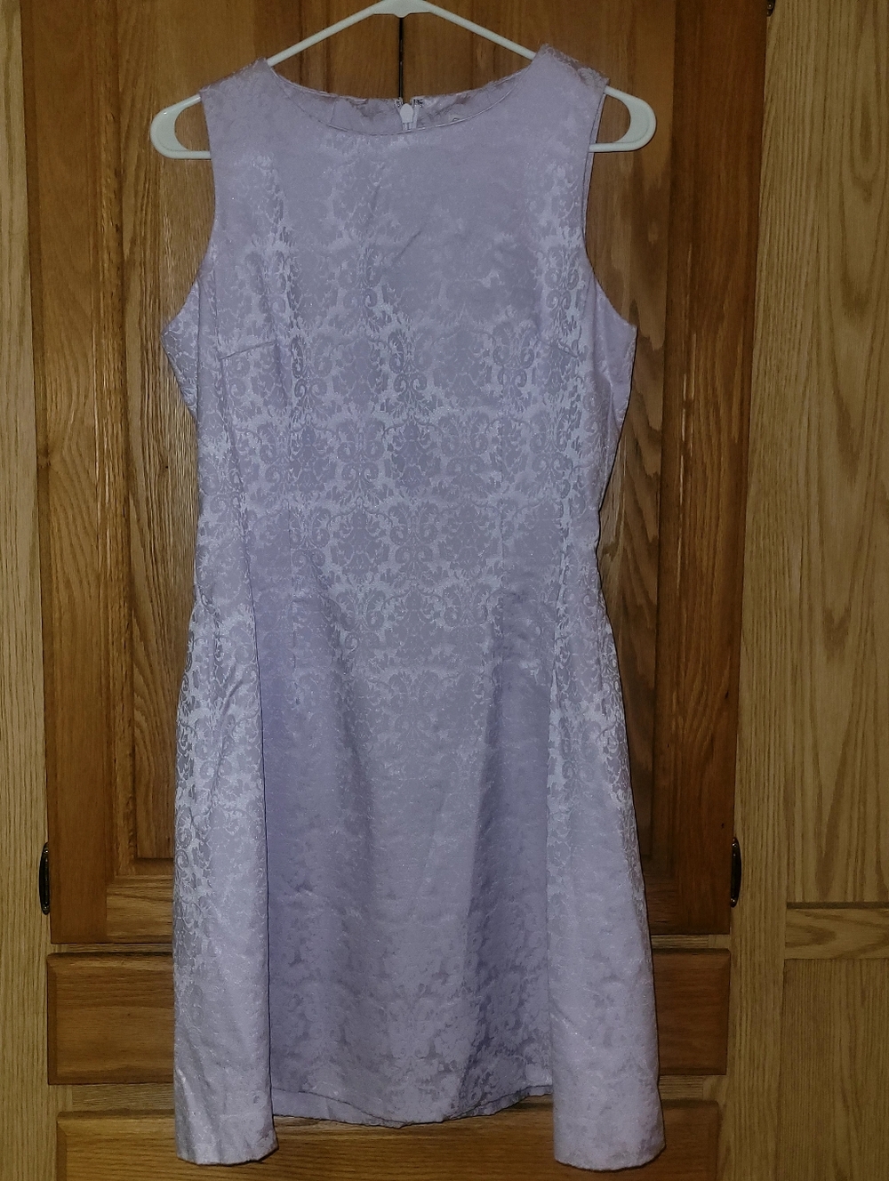 eva mendes for New York & Company Lavender Jacquard Dress